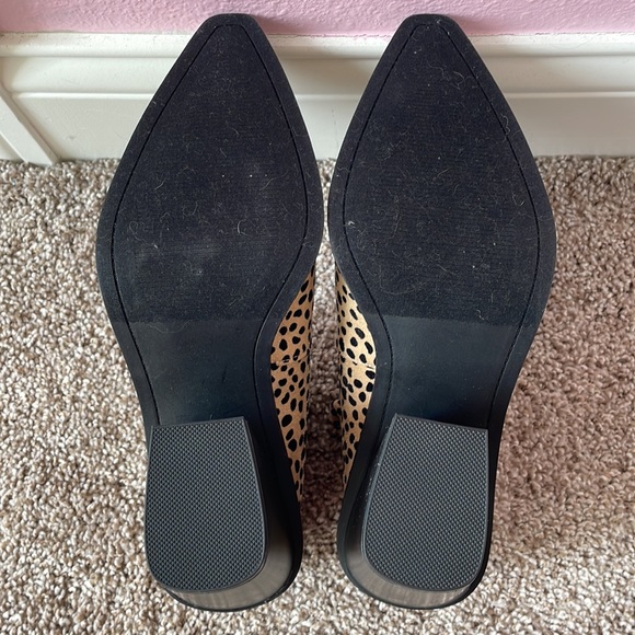 *NWOT Just Fab Leopard Print Ankle Booties Size 10 - Picture 4 of 5